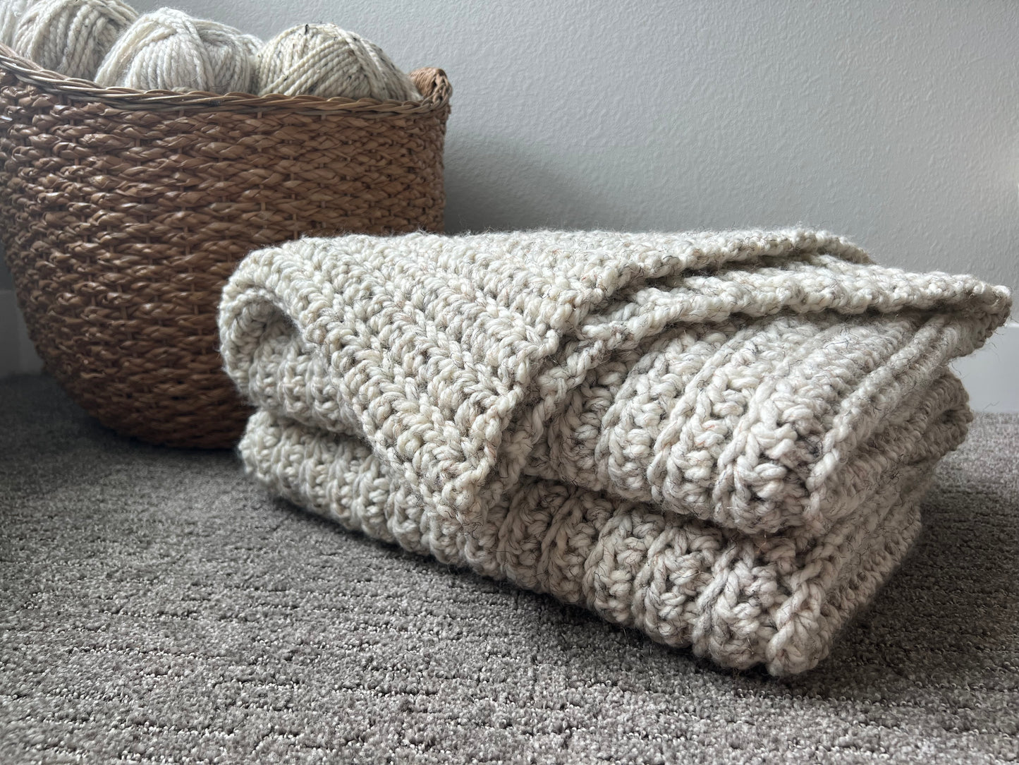 The Bassett Crochet Throw